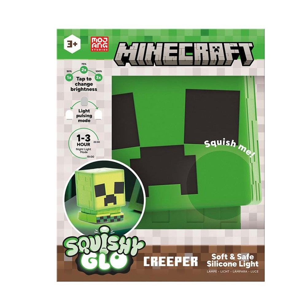 PaladonePaladone: Minecraft Creeper SquishyGlo Silicone Rechargeable Φωτιστικόpapell.gr